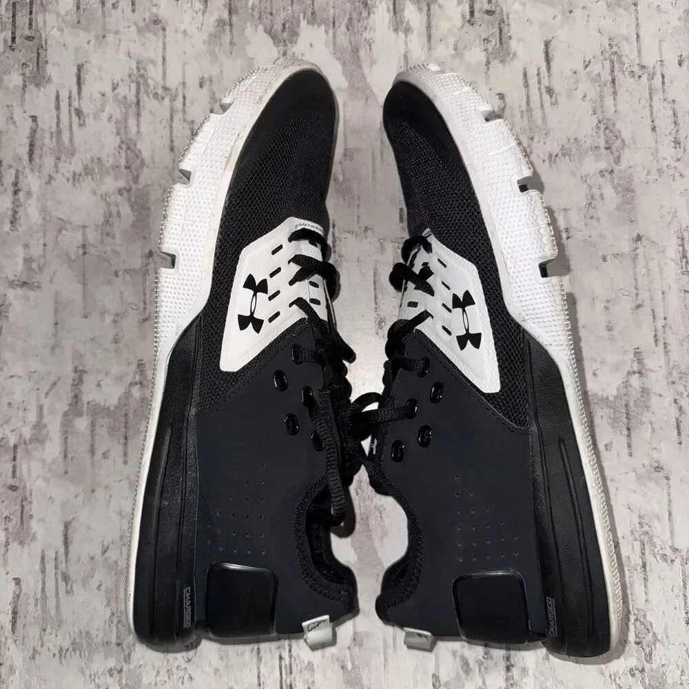 Under Armour Charged Ultimate 3.0 Art.3020548-001 Mens Shoes Black/White Size 9